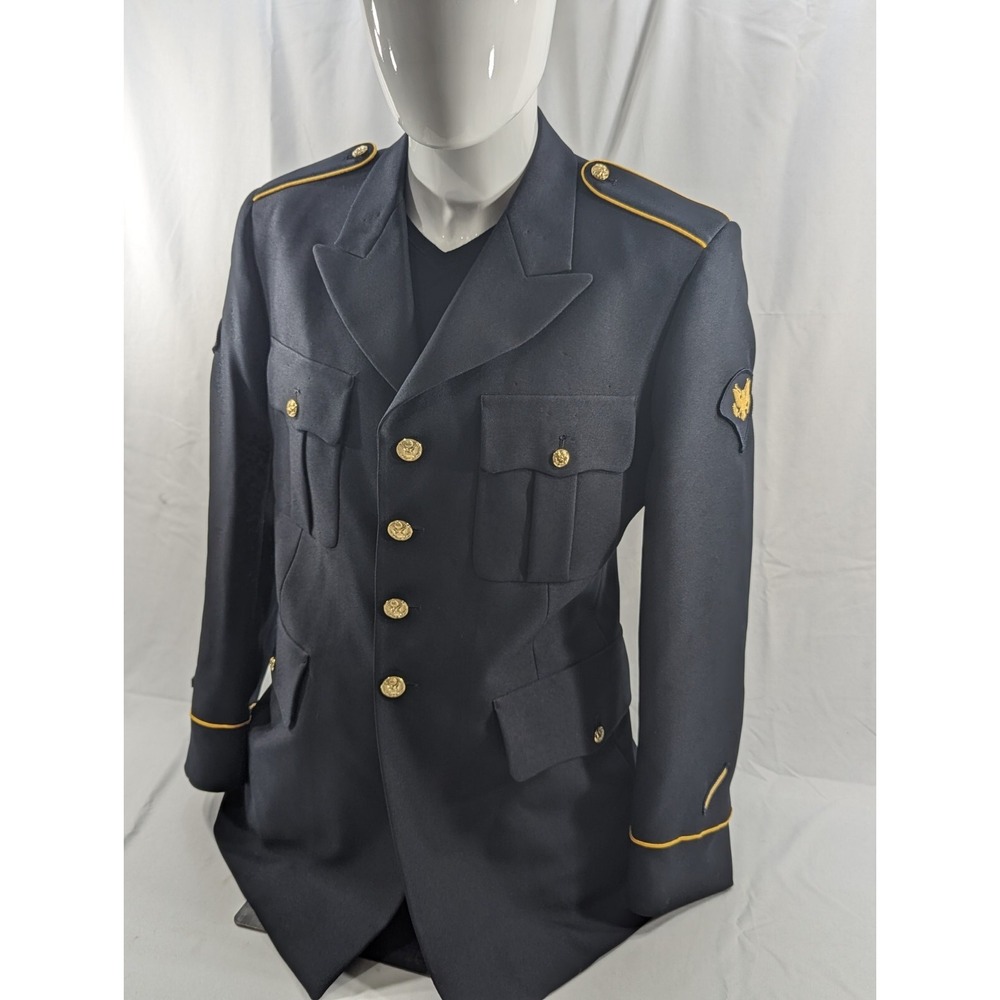 US Army Bremen-Bowdon Dress Black Service Uniform‎ Jacket Coat 43L 40" Chest